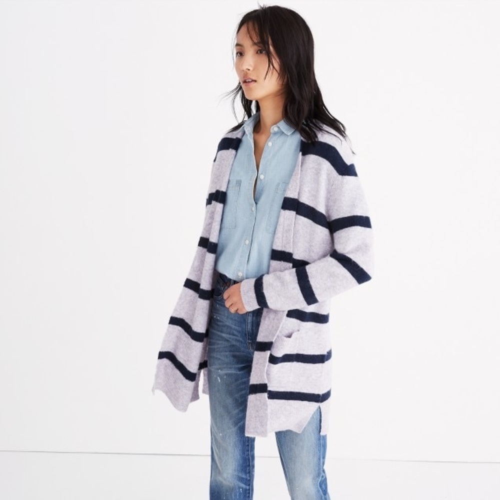 Madewell Long Cardigan w/Pockets